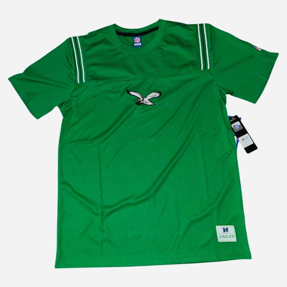 PHILADELPHIA EAGLES Kelly Green Top, Size Large